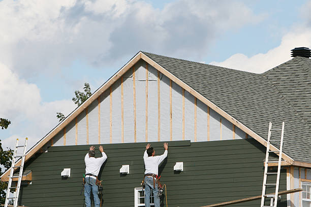 Professional Siding Replacement technician working in Sedley, VA